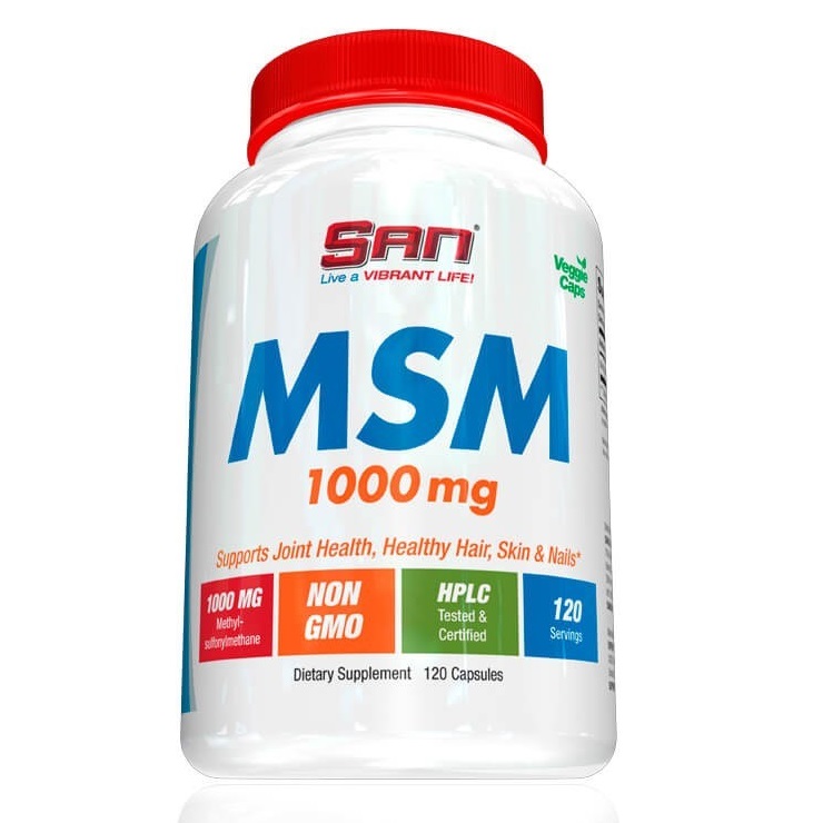 MSM 1000 мг, 120 капс San